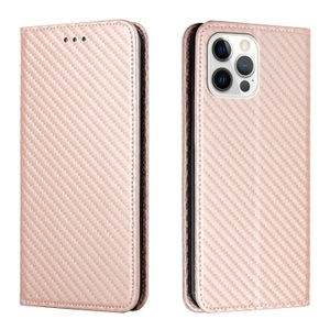 Cover-Discount, iPhone 14 Pro - Carbon Look Flip Case Hülle, 
