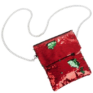 TecTake, Pailletten-handtasche Damen Rot ONE SIZE, Tectake - Pailletten-Handtasche, für Damen, Rot, Größe S