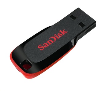 SanDisk, Sandisk Cruzer Blade 64Gb Usb2 Black/red - USB-Stick (64 GB, Schwarz/Rot), Sandisk, USB-Sticks, Sandisk Cruzer Blade 64GB, Produkte & Wohnen
