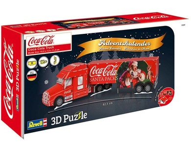 Revell, Revell 3D-Puzzle Adtventskalender Coca-Cola-Truck, 