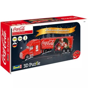 Revell, Revell 3D-Puzzle Adtventskalender Coca-Cola-Truck, 