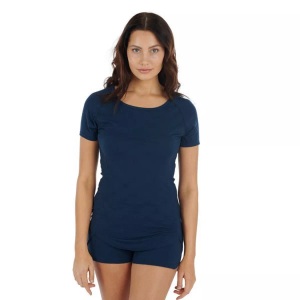 dagsmejan, Balance Pyjama T-shirt Nattwell Damen Mitternachtsblau XXL, Dagsmejan - Balance Pyjama T-Shirt Nattwell, für Damen, Mitternachtsblau, Größe XXL