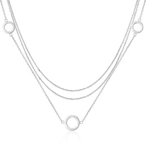 undefined, Ailoria - Annabelle-Halskette mit Schmucktäschchen, AILORIA - ANNABELLE Halskette, 52 CM, Silber