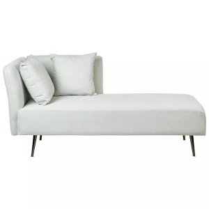 Beliani, Chaiselounge (L) aus Polyester Modern RIOM Chaiselounge (L) aus Polyester Modern RIOM, Beliani - Linksseitige Chaiselounge aus Polyester Modern RIOM, One Size, Mint
