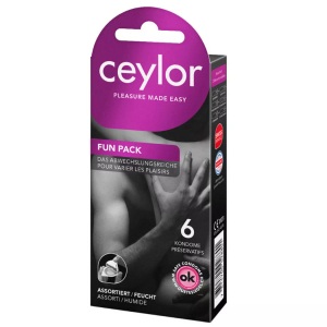 Ceylor, Fun Pack (6er Pack), Ceylor Kondom Fun Pack (6 Stk)
