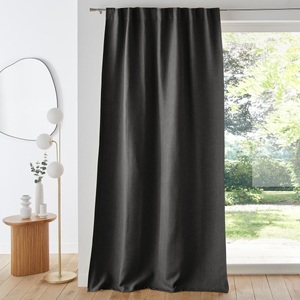 LA REDOUTE INTERIEURS, Blickdichter Vorhang Exurie Unisex Grau 140x350CM, La Redoute Intérieurs - Blickdichter Vorhang Exurie, 140x350CM, Grau