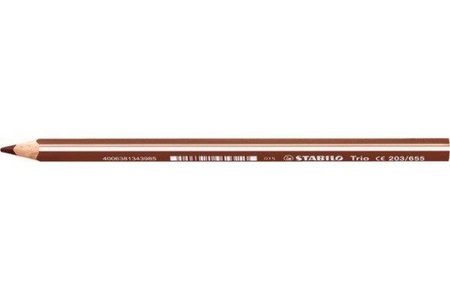 Stabilo, STABILO Farbstift ergonomisch 4,2mm 203/655 Trio dick hellbraun, Stabilo ergonomisch Trio dick, Farbstift, 4,2mm, hellbraun, 203/655