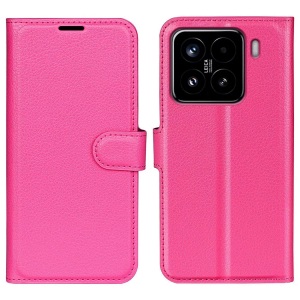 Cover-Discount, Cover-Discount - Xiaomi 15 Leder Etui Hülle, Pink
