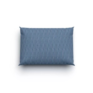 Lotus Bettwaren - Bettwäsche Bambus Linie, 50 x 70 cm, Blau