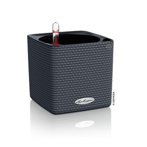 Lechuza, Lechuza Blumentopf Cube Color 14 Grau, Lechuza Blumentopf Cube Color 14 Grau