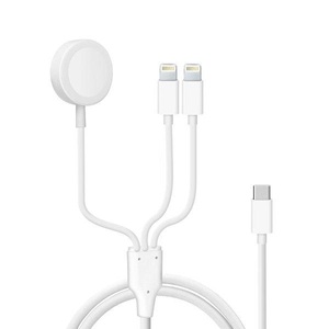 Avizar, USB-C / Lightning Kabel + Apple Watch, Avizar - USB-C / Lightning Kabel + Apple Watch, Weiss, One Size