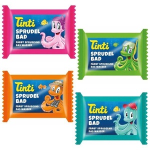 Tinti, Tinti Sprudelbad Tabs gemischt deutsch (1 Stück), Tinti Sprudelbad Tabs