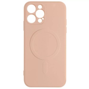 Avizar, Apple iPhone 12 Pro Max - Silikongel MagSafe Hülle, Avizar - MagSafe Hülle iPhone 12 Pro Max Rosegold, Rosa