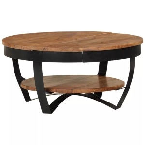 vidaXL, vidaXL Couchtisch 65x65x32 cm Massivholz Akazie, vidaXL Couchtisch 65x65x32 cm Massivholz Akazie