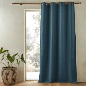 AM.PM, Blickdichter Vorhang Colin Aus Leinen Unisex Blau 140x350CM, AM.PM - Blickdichter Vorhang Colin aus Leinen, 140x350CM, Blau