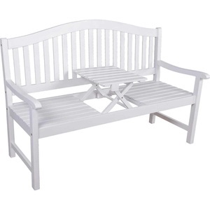 mutoni, Gartenbank Singapur Eukalyptus Weiss 150 Unisex Weiss ONE SIZE, 