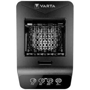Varta, Varta LCD Smart-Plus NiMH Micro (AAA), Mignon (AA) Rundzellen-Ladegerät inkl. Akkus, LCD Smart Charger+, Ladegerät