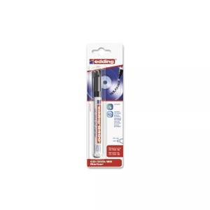 edding, EDDING Filzstift CD MARKER 8400, Edding 8400, CD-Marker, 0,5-1mm, schwarz, Blister, 8400-1BLI
