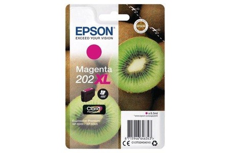 Epson, Epson 202Xl magenta Tintenpatrone, Epson Tintenpatrone, rot, No.202XL, T02H340, (650 Seiten)