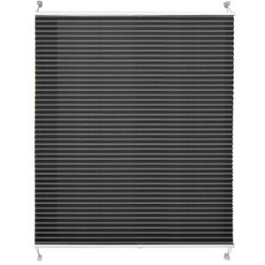 Casa Pura, Faltrollo | Magic Large | Länge: 200 Cm | Ohne Bohren | Für Alle Wohnbereiche Unisex Schwarz, 