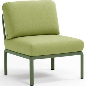 Nardi, Nardi - Sessel ohne Armlehnen Komodo Kaki-Grün (135,5 x 72 x 78 cm), Gartenlounge Komodo Mittelelement agave avocado
