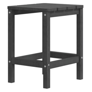vidaXL, vidaXL Garten Adirondack-Tisch Anthrazit 38x38x46 cm HDPE, vidaXL Garten Adirondack-Tisch Anthrazit 38x38x46 cm HDPE