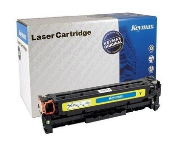 KEYMAX, KEYMAX Toner-Modul yellow CE412AKEY zu HP LJ Pro M375 2600 S., Keymax Toner, gelb, CE412AKEY, (2'600 Seiten)