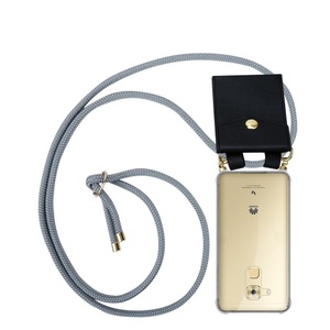 Cadorabo, Handy Kette für Huawei NOVA PLUS Silikon mit Gold Ringen, 