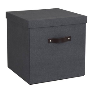 BIGSO, LOGAN Aufbewahrungsbox Schwarz Canvas LOGAN Aufbewahrungsbox Schwarz Canvas, 
