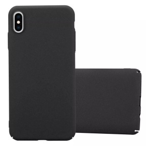 Cadorabo, Hülle für Apple iPhone XS MAX Hard Case in Frosted Optik, Cadorabo - Hülle für Apple iPhone XS MAX Hard Case in Frosted Optik, Schwarz