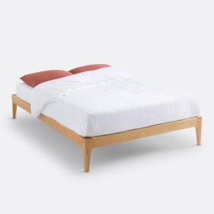 LA REDOUTE INTERIEURS, Bett Agura mit Lattenrost Bett Agura mit Lattenrost, La Redoute Intérieurs - Bett Agura mit Lattenrost, 140x200 cm, Nebelblau