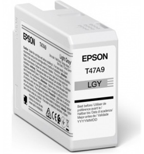 Epson, Epson Tintenpatrone T47A900 light gray, Epson Tintenpatrone, hell-grau, SureColor SC-P900, T47A900, (50ml)
