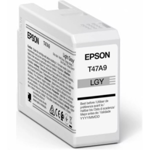 Epson, Epson Tintenpatrone T47A900 light gray, Epson Tintenpatrone, hell-grau, SureColor SC-P900, T47A900, (50ml)