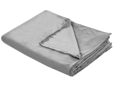 Beliani, Bezug Für Gewichtsdecke Aus Polyester Modern Rhea Unisex Taubengrau ONE SIZE, 