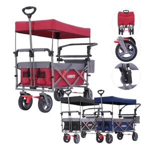 Arebos, Bollerwagen Mit Dach | Handwagen | Transportkarre | Gerätewagen Unisex ONE SIZE, Arebos - Bollerwagen mit Dach | Handwagen Transportkarre Gerätewagen, One Size