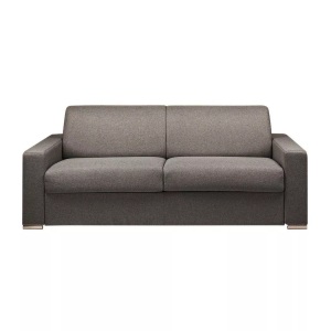 LINEA SOFA, LINEA SOFA - Schlafsofa 4Sitzer Stoff CALITO Liegefläche Matratzen, One Size, Anthrazit