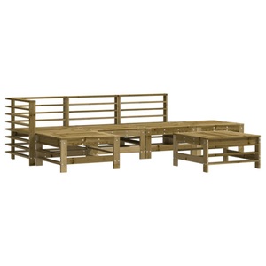vidaXL, vidaXL 6-tlg. Garten-Lounge-Set Imprägniertes Kiefernholz, vidaXL 6-tlg. Garten-Lounge-Set Imprägniertes Kiefernholz