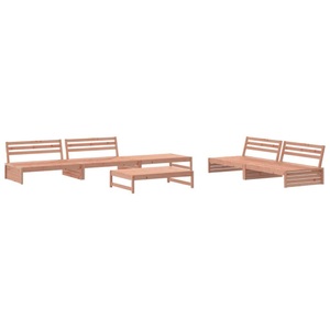 vidaXL, vidaXL 6-tlg. Garten-Lounge-Set Massivholz Douglasie, vidaXL 6-tlg. Garten-Lounge-Set Massivholz Douglasie