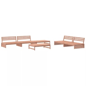 vidaXL, vidaXL 6-tlg. Garten-Lounge-Set Massivholz Douglasie, vidaXL 6-tlg. Garten-Lounge-Set Massivholz Douglasie