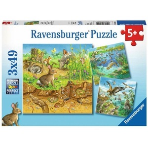 Ravensburger, Ravensburger Puzzle Tiere in, Tiere in ihren Lebensr?umen