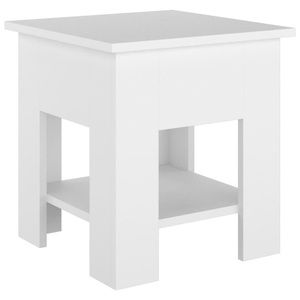 vidaXL, vidaXL Couchtisch Weiß 40x40x42 cm Holzwerkstoff