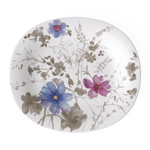 Villeroy Boch, Frühstücksteller oval Mariefleur Gris Basic, 
