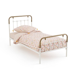 LA REDOUTE INTERIEURS, Bett Asper, Metall, La Redoute Intérieurs - Bett Asper, 90X190CM, Weiss