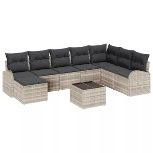 vidaXL, VidaXL - Modulare möbel poly-rattan, One Size, Grau