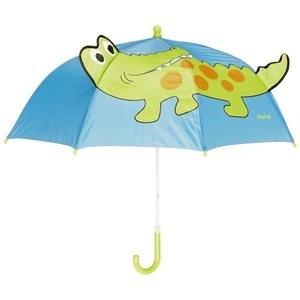 Playshoes, PLAYSHOES Regenschirm Krokodil blue, 