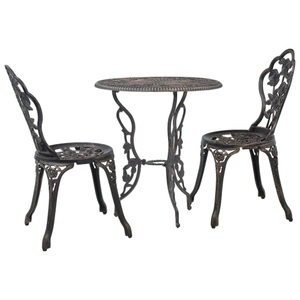Diverse Hardware, 3-tlg. Bistro-Set Aluminiumguss, vidaXL 3-tlg. Bistro-Set Aluminiumguss