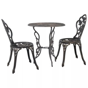 Diverse Hardware, 3-tlg. Bistro-Set Aluminiumguss, vidaXL 3-tlg. Bistro-Set Aluminiumguss
