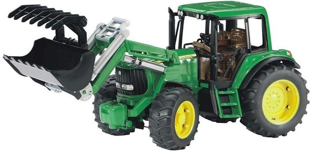 Bruder, BRUDER John Deere 6920 & Frontlader, John Deere 6920 mit Frontlader, Modellfahrzeug