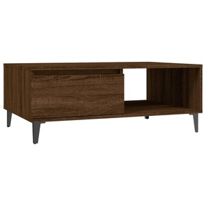 vidaXL, vidaXL Couchtisch Braun Eichen-Optik 90x60x35 cm Holzwerkstoff