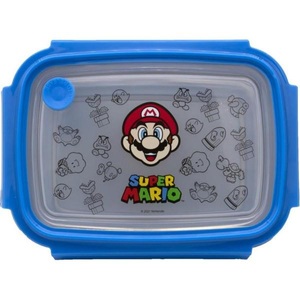 Scooli, Scooli Lunchbox Super Mario, Scooli Lunchbox »Super Mario Blau/Grau/Rot«, (2 tlg.)